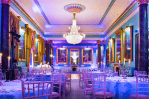 Chic stunning private dining room inside 116 Pall Mall.